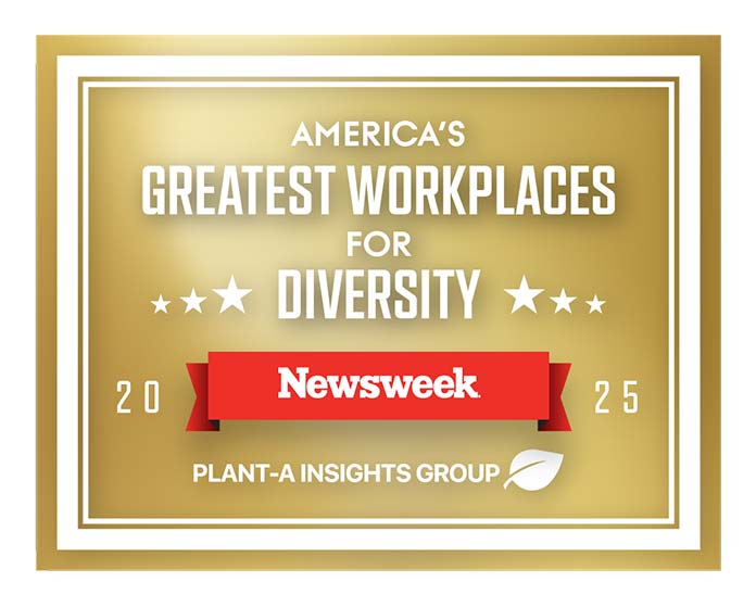 Amica has been recognized by Newsweek as one of the Greatest Workplaces for Diversity in 2025
