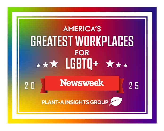 Amica has been recognized by Newsweek as one of the Greatest Workplaces for LQBTQ+ in 2025