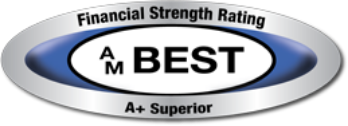A.M. Best A+ Superior Rating seal