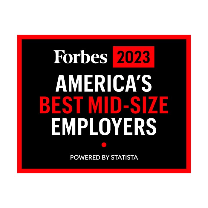 Amica has been recognized by Forbes as a 2023 America’s Best Mid-Size Employer.