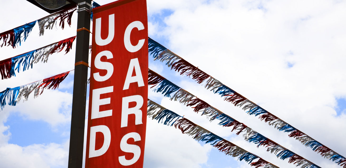 Used car sign.