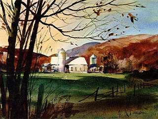 Al Albrektson, "Farm Scene"