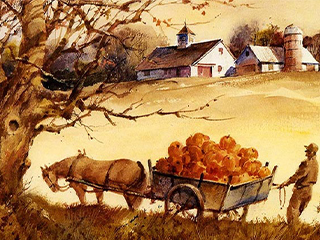 Marshall W. Joyce, "Pumpkin Pie Time"