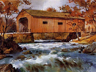 Marshall W. Joyce, "Covered Bridge"