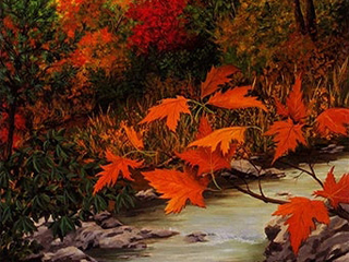 Barbara J. Miller, "Autumn Fire"